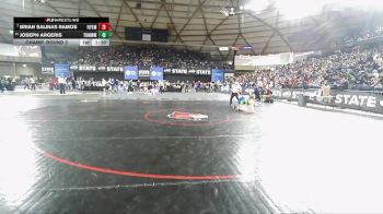 Boys 2A 113 lbs Champ. Round 2 - Brian Salinas Ramos, Fife vs Joseph Argeris, Tumwater