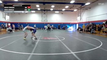 149 lbs Finals (2 Team) - Noah Creque, Baldwin Wallace(2) vs Zeke Arnold, Loras(2)