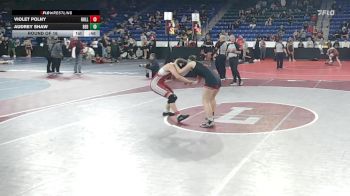 132 lbs Round Of 16 - Violet Polny, Holliston vs Audrey Shaw, Bedford