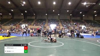 95 lbs Consolation - Jadyn Wilkinson, Unattached vs Ryan Soles, The Storm Wrestling Center