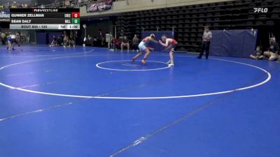 120 lbs Round Of 16 - Gunner Zellman, Creekside vs Sean Daly, Millstone