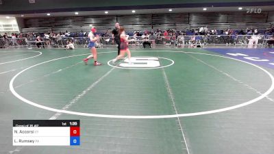 118 lbs Consi Of 16 #2 - Natalia Accorsi, CT vs Lillian Rumsey, PA