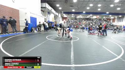 126 lbs Champ. Round 2 - Damon Estrada, Dana Hills vs Diego Chavez, SLAM! NEVADA