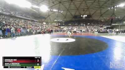 Girls 3A/4A 145 5th Place Match - Amailee Niz, Yelm (Girls) vs Kayla Reddick, Lincoln (Tacoma) (Girls)