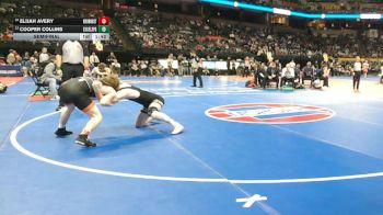 144 Class 2 lbs Semifinal - Elijah Avery, Knob Noster vs Cooper Collins, Excelsior Springs