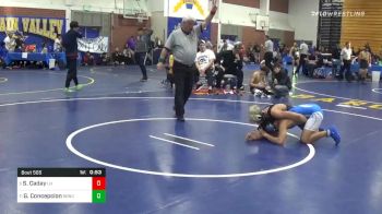 120 lbs Consolation - Steve Caday, Laguna Hills vs Gavin Concepcion, Rancho Bernardo