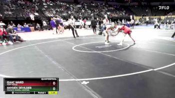 190 Class 4 lbs Quarterfinal - Isaac Ward, Fort Osage vs Hayden Devilder, Francis Howell Central