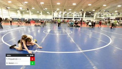 86 lbs Quarterfinal - Thomas Fitzpatrick, New England Gold WC vs Ryder Walsh, Wrestlers Way