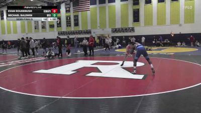 174 lbs Semifinal - Evan Roudebush, USMAPS/Army Prep vs Michael Baldwin, West Virginia