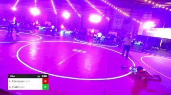 61 lbs Rr Rnd 5 - Kailos Thompson, Jackson County Wrestling vs Cai Ruder, Arvada West