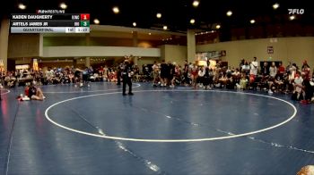 105 lbs Quarterfinal - Kaden Daugherty, Vandalia Jr Wrestling Club vs Artels James Jr, Ironclad