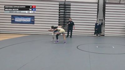 117 lbs 7th Place Match - Joshyonna Coppage-Dortch, Avila vs Melissa McCue, Texas Wesleyan