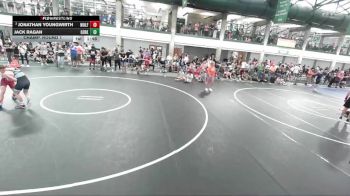 120-133 lbs Champ. Round 1 - Jonathan Youngwirth, Hannibal Senior High School vs Jack Ragan, Alber Athletics