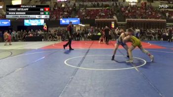 152 lbs Cons. Round 2 - Roen Werner, Minot High School vs Corey Getzlaff, Coyote Wrestling Club
