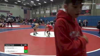126 lbs Quarterfinal - Devin Alexander, Buchanan vs Justin Mouritsen, Clovis