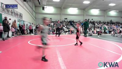 43 lbs Quarterfinal - William Craghead, Sallisaw Takedown Club vs Kainen Hunter, Vian Wrestling Club