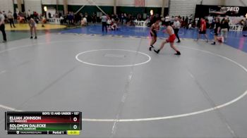 157 lbs Cons. Round 4 - Solomon Dalecke, Pikes Peak Warriors vs Elijah Johnson, SBL Warriors