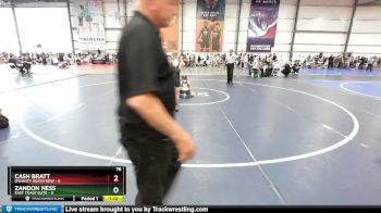 76 lbs Rd# 2 10:30am Friday - Cash Bratt, Dynasty Death Row vs Zandon Ness, East Coast Elite