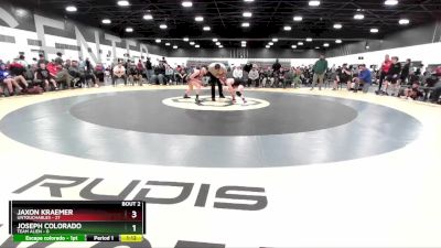 85 lbs Quarterfinals (8 Team) - Joseph Colorado, Team Alien vs Jaxon Kraemer, Untouchables