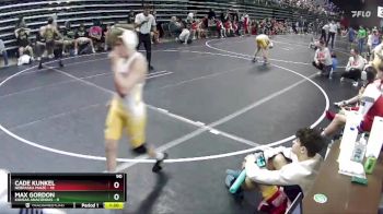 90 lbs Round 5 (6 Team) - Cade Kunkel, Nebraska Maize vs Max Gordon, Kansas Anacondas