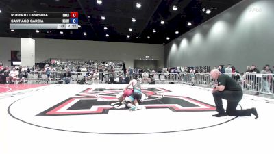 132 lbs Cons. Sub-quarters - Roberto Casasola, SWKSTC vs Santiago Garcia, Kt 3 Style Wrestling Club