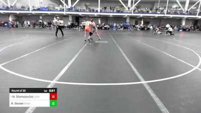 157 lbs Round Of 32 - Nick Stampoulos, Lock Haven-Unattached vs Riley Bower, Bucknell