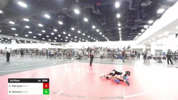 90 lbs 3rd Place - Eli Marquez, Savage House WC vs Brody Romero, Wrestling Academy Of The Rockies
