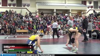 119-123A 1st Place Match - Isabella Giza, Bettendorf vs Kinzi Martin, Cascade