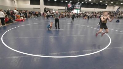 84 lbs Cons. Semis - Hudson Beach, Young Guns Wrestling Club vs Joseph Olszta III, All American Wrestling Club