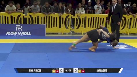 Analia Diaz vs Nina Fe Jacob 2025 Pan IBJJF Jiu-Jitsu No-Gi Championship