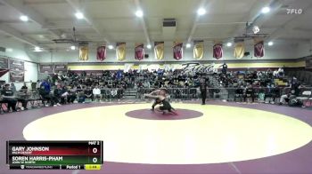 126 lbs 1st Place Match - Soren Harris-Pham, John W North vs Gary Johnson, Palm Desert