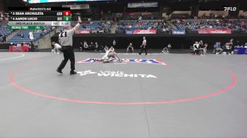 133 lbs 3rd Place Match - 3 Sean Archuleta, Arizona Christian vs 4 Aaron Lucio, Southeastern