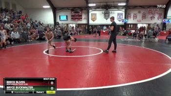 Semifinal - Breck Bliven, New London Tiger Cubs vs Bryce Buckwalter, Lewis County Youth Wrestling