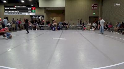 108 lbs Round 1 (6 Team) - Ezra Barber, NC National Team White vs Matthew Ramos, Funky Crayons