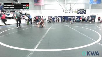 100-105 lbs Rr Rnd 1 - Reed Nichols, Rough Riders vs Gavino Perez, Marlow Outlaws
