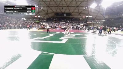 Boys 3A 106 lbs Cons. Semi - Maddox Taft, Mt. Spokane vs Andrew Vogtman, Kennewick