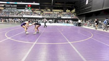 125 lbs Cons. Round 1 - Ayleigh Nixon, Arkansas City HS vs Avery Villines, Topeka-Seaman HS