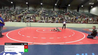 49 lbs Consi Of 4 - Wyatt Fleetwood, Guerrilla Wrestling Academy vs Nolan Covelo, South Forsyth WAR Wrestling Club