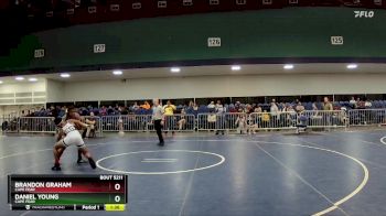 138 lbs Round 4 - Daniel Young, Cape Fear vs Brandon Graham, Cape Fear