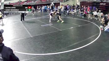 89 lbs 3rd Place Match - Avery Brummels, Battle Creek vs Aliyah Lopez, Warrior Wrestling Academy