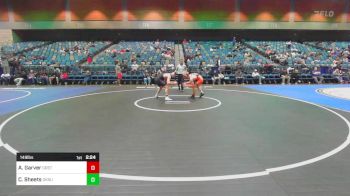 149 lbs Quarterfinal - Ayden Garver, Oregon State vs Cutter Sheets, Oklahoma State