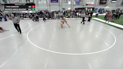 Masters B - 78 lbs Champ. Round 3 - Ryan Barnard, Ridge Wrestling Club vs Maurice Garcia-Salazar, Colorado