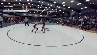 141 lbs Cons. Round 1 - Joey Coppola, Gettysburg vs Bryson Free, Thaddeus Stevens