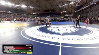 61-63 lbs Round 3 - Nezel Peapealalo, UP Outlaw WC vs Rae Gribbon, Forks Wrestling Club