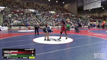 5A 190 lbs Quarterfinal - Layla Adomako, Jacksonville vs Hailey Garner, Greenbrier