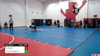 132 lbs Cons. Round 7 - Drew Zuckschwerdt, Club Madison vs Aden Rangel, North Vermillion