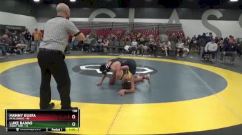 139 lbs Quarterfinals (8 Team) - Luke Banas, Short Time vs Manny Gusfa, PA Alliance