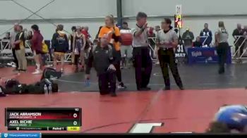 92 lbs Round 5 (6 Team) - Jack Abramson, Buxton Intensity vs Axel Richie, Minion Green