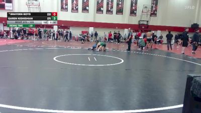 125 lbs Cons. Round 3 - Brayden Boyd, Corban University vs Garen Kishishian, Cal Poly Humboldt