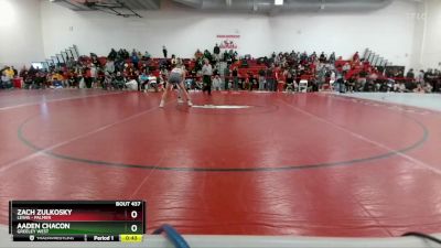 120 lbs Cons. Round 3 - Zach Zulkosky, Lewis - Palmer vs Aaden Chacon, Greeley West